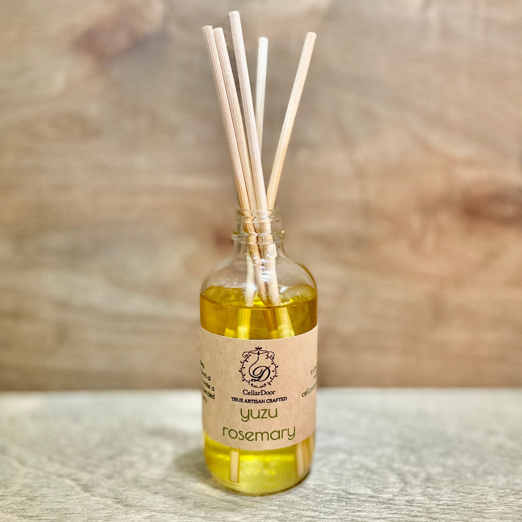Yuzu Rosemary Reed Diffuser – Cellar Door Candles