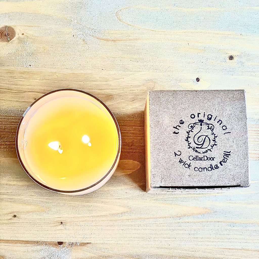 2 Wick Candle Refill Monthly Subscription: Cellar Door Candles